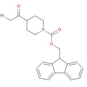 (9H-芴-9-基)甲基 4-(溴乙酰基)哌啶-1-羧酸结构式_489458-36-8结构式