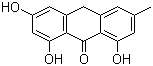大黄素蒽酮结构式_491-60-1结构式