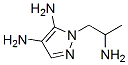 1H-pyrazole-4,5-diamine, 1-(2-aminopropyl)-Structure,491842-82-1Structure 1H-pyrazole-4,5-diamine, 1-(2-aminopropyl)- Structure,491842-82-1Structure