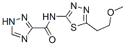 n-[5-(2-甲氧基乙基)-1,3,4-噻二唑-2-基]-1H-1,2,4-噻唑-3-羧酰胺结构式_491866-57-0结构式