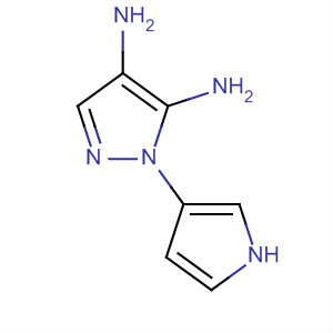 1H-pyrazole-4,5-diamine, 1-(1h-pyrrol-3-yl)-Structure,491872-65-2Structure 1H-pyrazole-4,5-diamine, 1-(1h-pyrrol-3-yl)- Structure,491872-65-2Structure
