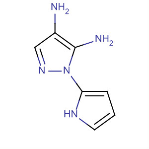 1H-pyrazole-4,5-diamine, 1-(1h-pyrrol-2-yl)-Structure,491872-66-3Structure 1H-pyrazole-4,5-diamine, 1-(1h-pyrrol-2-yl)- Structure,491872-66-3Structure