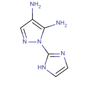 1H-pyrazole-4,5-diamine, 1-(1h-imidazol-2-yl)-Structure,491872-67-4Structure 1H-pyrazole-4,5-diamine, 1-(1h-imidazol-2-yl)- Structure,491872-67-4Structure