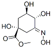 (1s,3r,4r,5e)-(9ci)-1,3,4-三羟基-5-(羟基亚氨基)-环己烷羧酸甲酯结构式_494211-81-3结构式