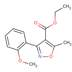 (9ci)-3-(2-甲氧基苯基)-5-甲基-4-异噁唑羧酸乙酯结构式_495417-30-6结构式