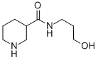 N-(3-羟基丙基)哌啶-3-羧酰胺结构式_496057-59-1结构式