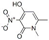 (7ci,8ci)-4-羟基-1,6-二甲基-3-硝基-2(1H)-吡啶酮结构式_4966-91-0结构式