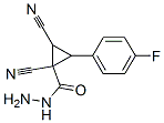 (9ci)-1,2-二氰基-3-(4-氟苯基)-环丙烷羧酸肼结构式_496916-32-6结构式