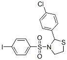 (9CI)-2-(4-氯苯基)-3-[(4-碘苯基)磺酰基]-噻唑烷结构式_497234-89-6结构式