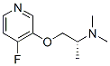 (2r)-(9ci)-1-[(4-氟-3-吡啶)氧基]-N,N-二甲基-,2-丙胺结构式_497948-95-5结构式