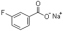 3-氟苯甲酸钠结构式_499-57-0结构式