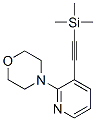 4-(3-三甲基甲硅烷乙炔-2-吡啶)-吗啉结构式_499193-56-5结构式