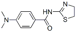 (9ci)-n-(4,5-二氢-2-噻唑)-4-(二甲基氨基)-苯甲酰胺结构式_499985-39-6结构式