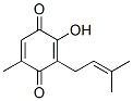 (9ci)-2-羟基-5-甲基-3-(3-甲基-2-丁烯)-2,5-环己二烯-1,4-二酮结构式_500355-92-0结构式