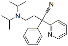 4-二异丙氨基-2-苯基-2-(2-吡啶)-丁腈结构式_5005-46-9结构式