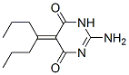 (9ci)-2-氨基-5-(1-丙基丁基)-4,6(1H,5h)-嘧啶二酮结构式_500550-68-5结构式