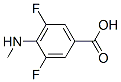 (9CI)-3,5-二氟-4-(甲基氨基)-苯甲酸结构式_500575-82-6结构式