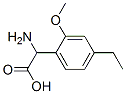 Benzeneacetic acid,alpha-amino-4-ethyl-2-methoxy-(9ci)Structure,500695-58-9Structure Benzeneacetic acid,alpha-amino-4-ethyl-2-methoxy-(9ci) Structure,500695-58-9Structure