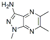 (9CI)-1,5,6-三甲基-1H-吡唑并[3,4-b]吡嗪-3-胺结构式_500727-70-8结构式