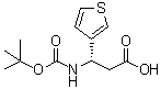 Boc-(s)-3-氨基-3-(3-噻吩)-丙酸结构式_500770-67-2结构式