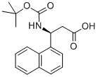 BOC-(S)-3-氨基-3-(萘基)-丙酸结构式_500770-68-3结构式