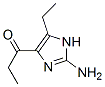 (9CI)-1-(2-氨基-5-乙基-1H-咪唑-4-基)-1-丙烷酮结构式_500774-43-6结构式