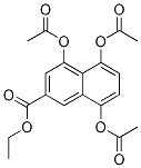 4,5,8-三S(乙酰基氧基)-2-萘羧酸乙酯结构式_500776-96-5结构式