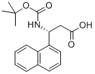 BOC-(R)-3-氨基-3-(萘基)-丙酸结构式_500789-00-4结构式