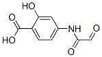 (9CI)-2-羟基-4-[(氧代乙酰基)氨基]-苯甲酸结构式_501678-21-3结构式