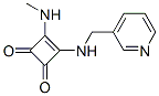 (9CI)-3-(甲基氨基)-4-[(3-吡啶甲基)氨基]-3-环丁烯-1,2-二酮结构式_501906-92-9结构式