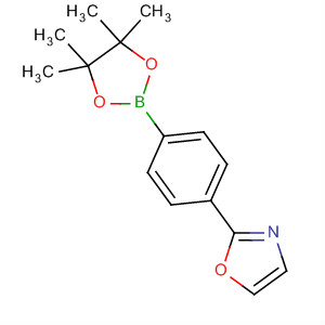 2-[4-(4,4,5,5-四甲基-1,3,2-二噁硼烷-2-基)苯基]-1,3-噁唑结构式_501944-79-2结构式