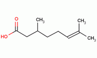 3,7-二甲基-6-辛酸结构式_502-47-6结构式