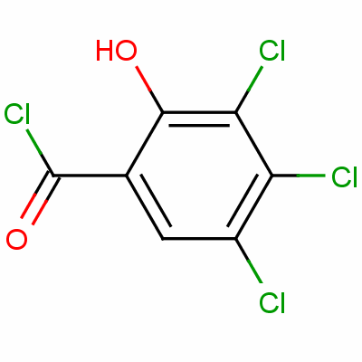 3,4,5-三氯-2-羟基苯甲酰氯结构式_50274-83-4结构式