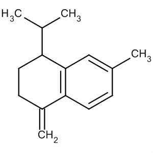 1,2,3,4-四氢-6-甲基-1-亚甲基-4-异丙基萘结构式_50277-34-4结构式