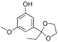 (9CI)-3-(2-乙基-1,3-二氧杂烷-2-基)-5-甲氧基-苯酚结构式_502924-50-7结构式