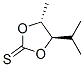 反式-(9CI)-4-甲基-5-(1-甲基乙基)-1,3-二氧戊环-2-硫酮结构式_50300-34-0结构式