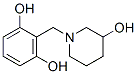 (9ci)-2-[(3-羟基-1-哌啶基)甲基]-1,3-苯二醇结构式_503046-82-0结构式