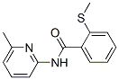 (9ci)-n-(6-甲基-2-吡啶)-2-(甲基硫代)-苯甲酰胺结构式_503533-99-1结构式
