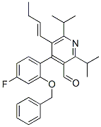 5-(1-丁基-1-基)-4-[4-氟-2-(苯甲氧基)苯基]-2,6-双(1-甲基乙基)-3-吡啶甲醛结构式_503559-81-7结构式