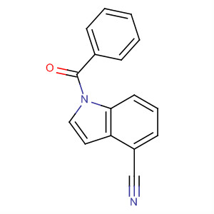1-苯甲酰基-1H-吲哚-4-甲腈结构式_503829-97-8结构式