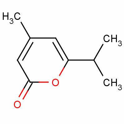 4-甲基-6-(1-甲基乙基)-2H-吡喃-2-酮结构式_50405-95-3结构式