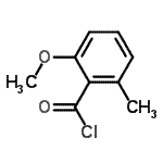 2-甲氧基-6-甲基苯甲酰氯结构式_50463-84-8结构式