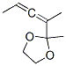 1,3-Dioxolane, 2-methyl-2-(1-methyl-1,2-butadienyl)-(9ci)Structure,50523-81-4Structure 1,3-Dioxolane, 2-methyl-2-(1-methyl-1,2-butadienyl)-(9ci) Structure,50523-81-4Structure