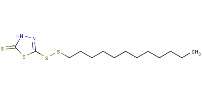 5-(十二基二硫代)-1,3,4-噻二唑-2(3h)-硫酮结构式_50530-43-3结构式