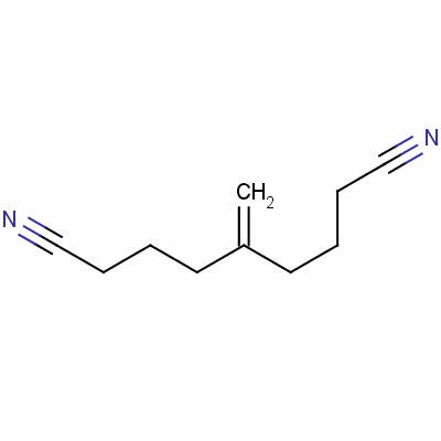 5-亚甲基壬二腈结构式_50592-61-5结构式