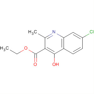 7-氯-4-羟基-2-甲基喹啉-3-羧酸乙酯结构式_50593-26-5结构式