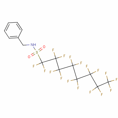 N-苄基十七氟辛烷-1-磺酰胺结构式_50598-29-3结构式
