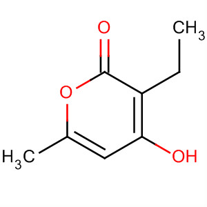 3-乙基-4-羟基-6-甲基-2H-吡喃-2-酮结构式_50607-35-7结构式