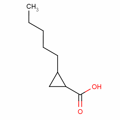 反式-2-戊基-环丙烷羧酸结构式_5075-48-9结构式