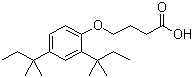 4-(2,4-二特戊基苯氧基)-丁酸结构式_50772-35-5结构式